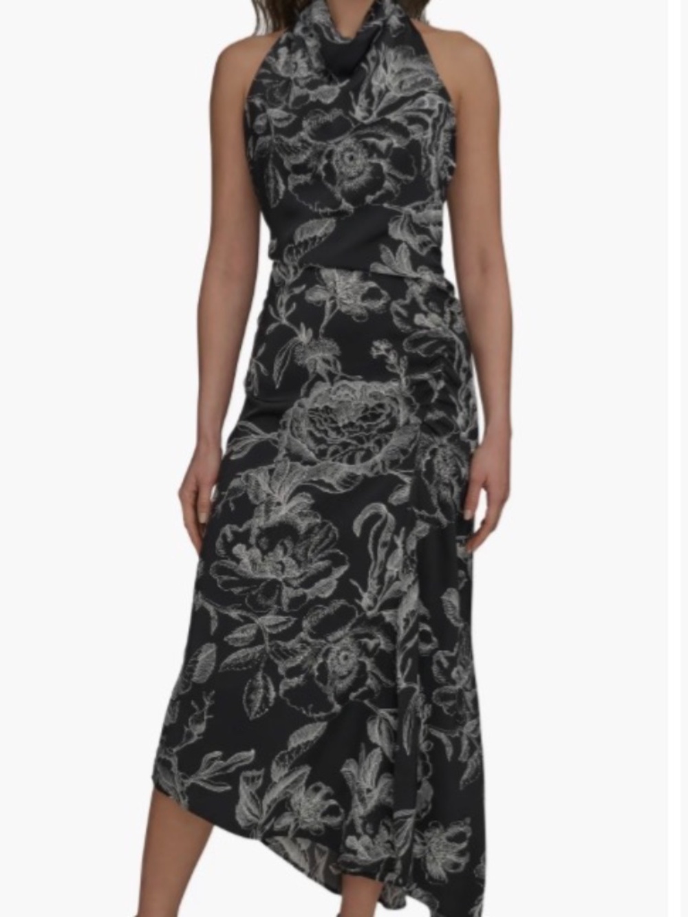 Donna Karen New York NWT Asymmetrical Dress Size 16